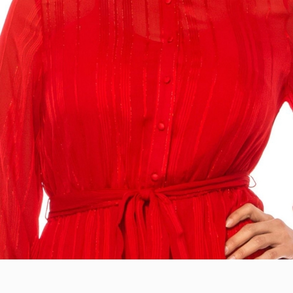 New, Button Front Dress Nanette Lepore. Sz 6 - Picture 4 of 4